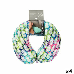 BigBuy Home S3629527 - Coussin Cervical Abstrait 31 x 10,5 x 27,4 cm (4 Unités)