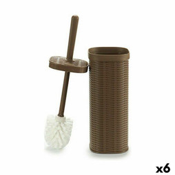 Stefanplast S3623546 - Toilet Brush Elegance Beige Plastic 11,5 x 40,5 x 11,5 cm (6 Units)