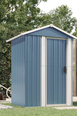 vidaXL 3006854 - Abri de jardin 126x97,5x177 cm Acier galvanisé