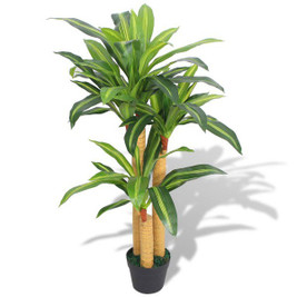 vidaXL 295877 - Artificial Dracaena Plant with Pot 100 cm