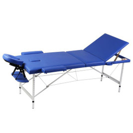 vidaXL 298477 - Foldable Massage Table 3 Zones with Aluminium Frame