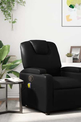 vidaXL 3032416 - Massage Recliner Chair Faux Leather