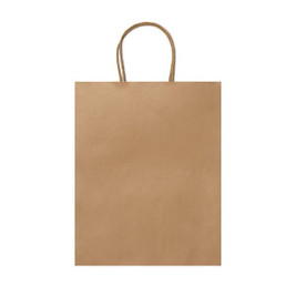 Claps 17536 - Eco-Friendly Natural Paper Bag with Short Handles