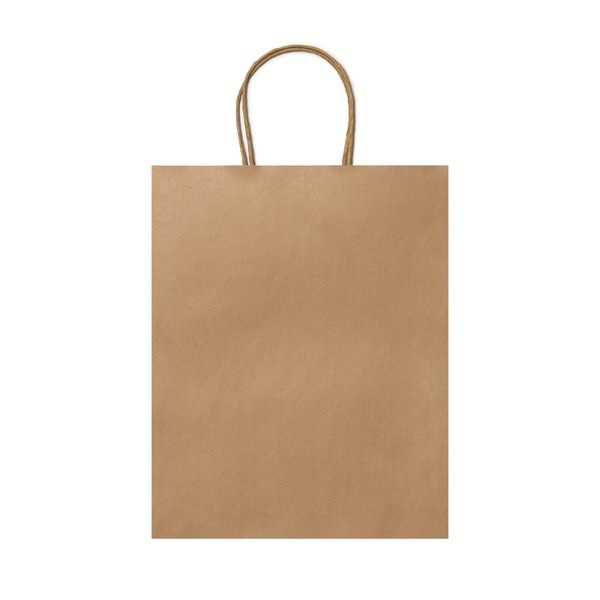 Claps 17536 - Eco-Friendly Natural Paper Bag with Short Handles