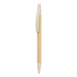 Claps 20361 - Eco-Friendly Cardboard Ballpen with Push Mechanism