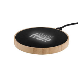 Claps 26697 - Bamboo and Acrylic Wireless Charging Station