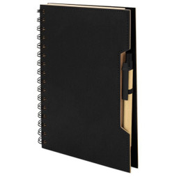 Claps 40347 - Eco-Friendly Spiral Notebook with Pen