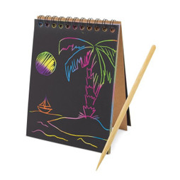Claps 40358 - Colorful Scratch-Off Bamboo Notebook