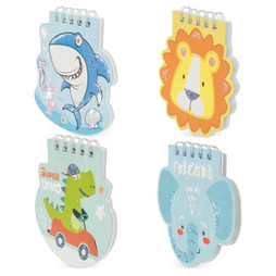 Claps 40359 - Cute Animal Spiral Notebook Set of 8