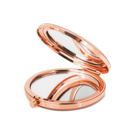 Claps 42100 - Chrome Finish Compact Handbag Mirror with Magnification