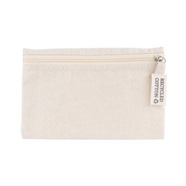 Claps 43304 - Eco-Friendly Recycled Cotton Zipper Pouch