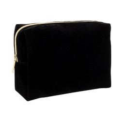 Claps 43306 - Velvet Clutch with Zip Closure