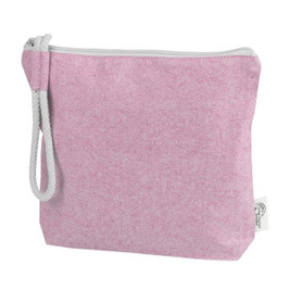 Claps 43318 - Pochette en Coton Recyclé avec Fermeture Éclair
