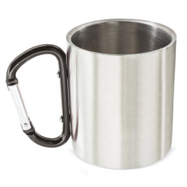 Claps 52296 - Rostfritt Stålmugg med Karbinhake