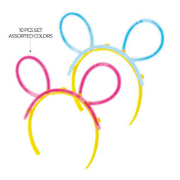 Claps 52322 - Glow-in-the-Dark Neon Headband Set