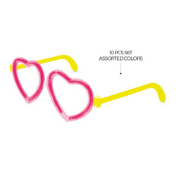 Claps 52323 - Vibrant Neon Party Glasses Pack