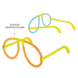 Claps 52324 - Lunettes en Plastique Néon Colorées