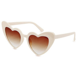 Claps 56056 - Trendy Heart-Shaped Sunglasses