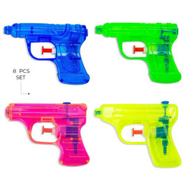 Claps 56061 - Colorful Mini Water Gun Set of 8
