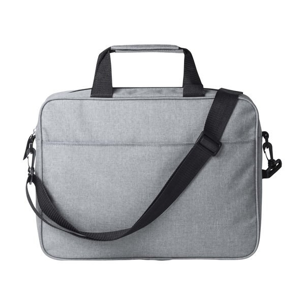 Claps 60106 - Borsa Elegante Grigia per Laptop e Documenti