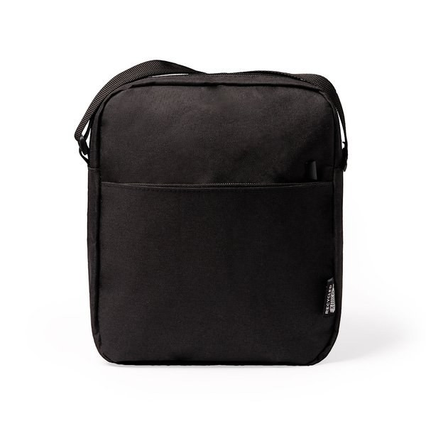Claps 60180 - Borsa a Tracolla Ecologica in RPET Riciclato con Tasche