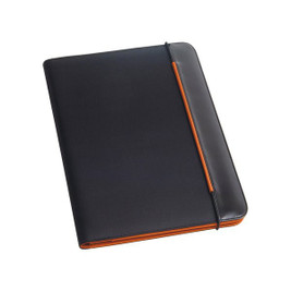 Claps 62004 - Tvåfärgad Mikrofiber Portfolio med Elastisk Stängning