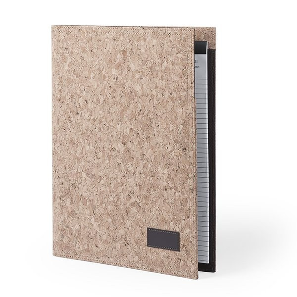 Claps 62057 - Cartella in Sughero con Interno in Pelle PU