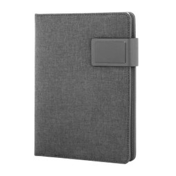 Claps 62080 - A5 Polyester Folder with Power Bank