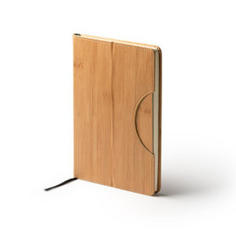 Claps 62081 - Bamboo Notebook with Mobile Stand