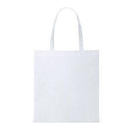 Claps 64126 - Sac de Courses Blanc pour Sublimation