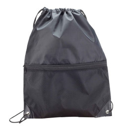 Claps 64188 - Drawstring Backpack with Front Mesh Pocket