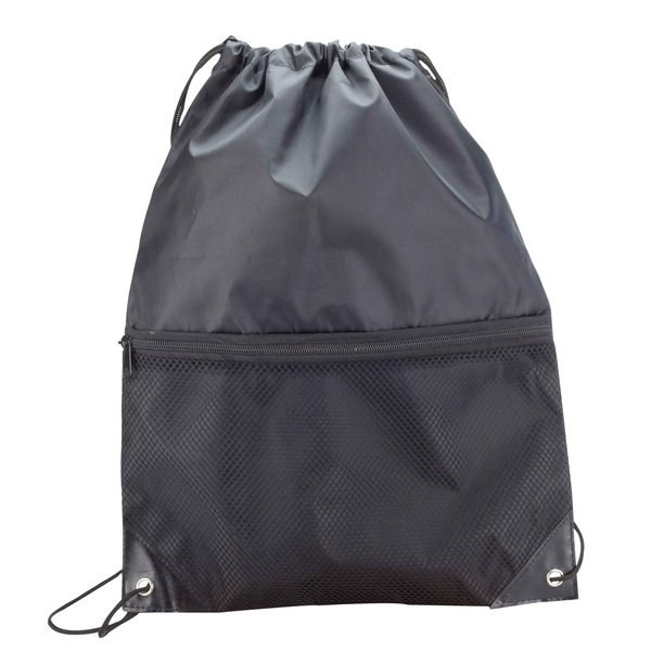 Claps 64188 - Kordelzugtasche mit Frontnetzfach