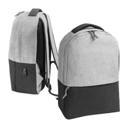 Claps 64288 - Denim Style Laptop Backpack with USB Port