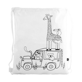 Claps 64307 - Tierischer Malrucksack mit Buntstiften