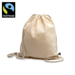 Claps 64333 - Eco-Friendly Drawstring Backpack in Fairtrade Cotton