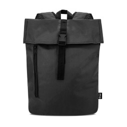Claps 64401 - Eco-Friendly Roll-Top Backpack with RPET