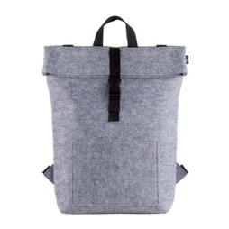 Claps 64416 - Eco-Friendly Roll-Top Laptop Backpack