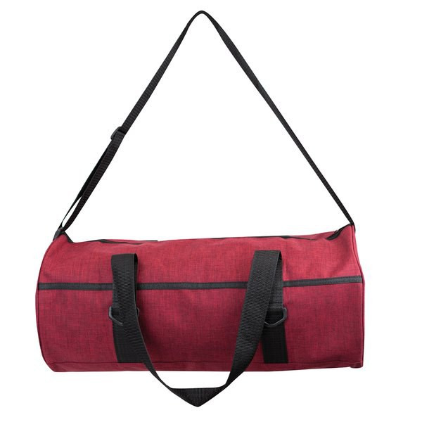 Claps 65125 - Heathered Polyester Sports Bag With Adjustable Strap