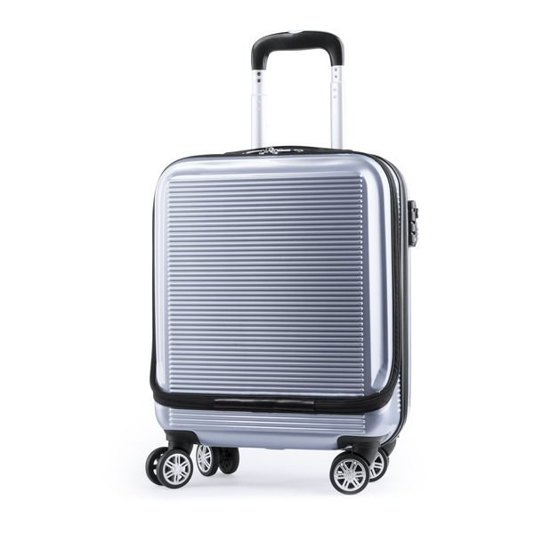Claps 66112 - Silver Business Laptop Trolley with TSA Lock