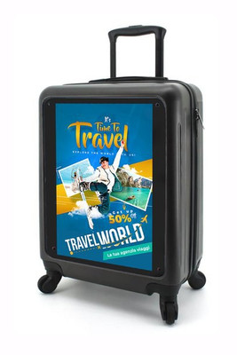 Claps 66115 - Four-Wheeled Trolley with Customizable Front Panel