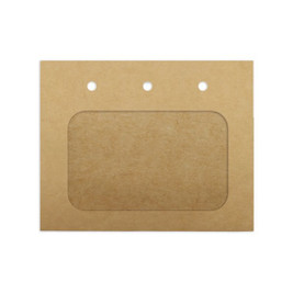 Claps 69032 - Milieuvriendelijke Kraftpapier Badgehouder