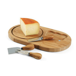 Claps 70044 - Magnetic Cheese Board Set with Knives and Fork