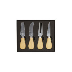 Claps 70050 - Premium Cheese Set with Wooden Handles