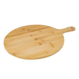 Claps 70062 - Round Bamboo Cutting Board with Handle