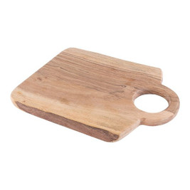Claps 70070 - Tagliere in Legno di Acacia con Manico Rotondo