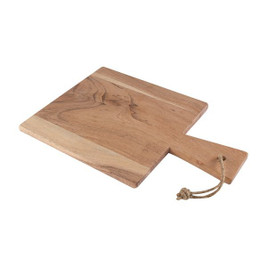 Claps 70074 - Tagliere da cucina in legno di acacia con corda di juta
