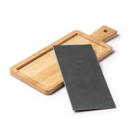 Claps 70077 - Eco-Friendly Bamboo and Slate Cutting Board