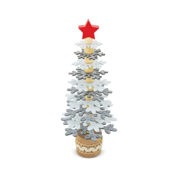 Claps 71057 - Eco-Friendly Christmas Tree in RPET Felt and Wood