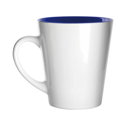 Claps 74026 - White Mug with Colored Interior 300ml