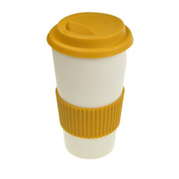 Claps 74047 - Single-Wall Tumbler with Lid and Silicone Grip